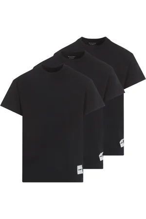 Jil Sander Top, Herre, Sort, M, Bomuld, Sort Bomulds T-Shirt Pakke