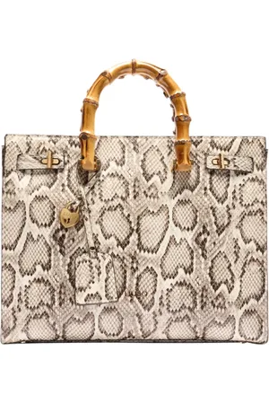 Liu Jo Taske, Dame, Flerfarvet, ONE SIZE, Uld, Plettet Python Håndtaske, Chic og Praktisk