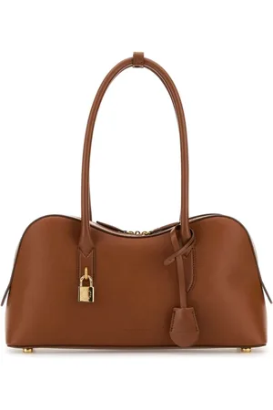 Stella McCartney Taske, Dame, Brun, ONE SIZE, Uld, Ryder Medium Skuldertaske i Karamel