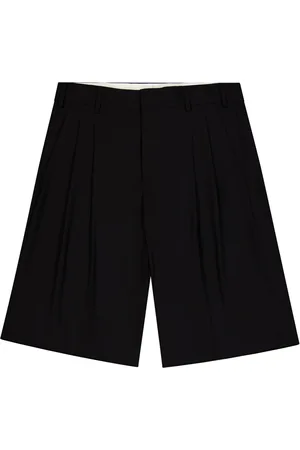 LANEUS Shorts, Herre, Sort, S, Bomuld, Bredbenet dobbelt pence shorts