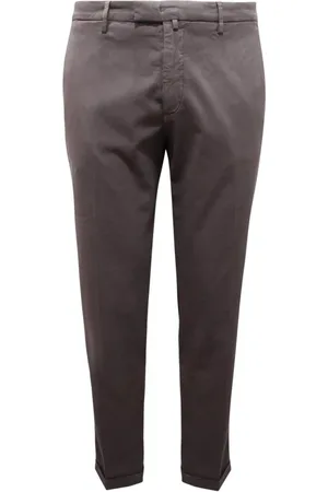 Briglia 1949 Bukser, Herre, Grå, 2XL, Slim Bukser Made in Italy