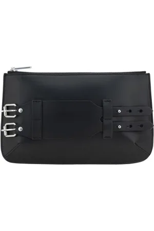 Maison Margiela Taske, Dame, Sort, ONE SIZE, Læder, Justerbar læderarmbåndspose