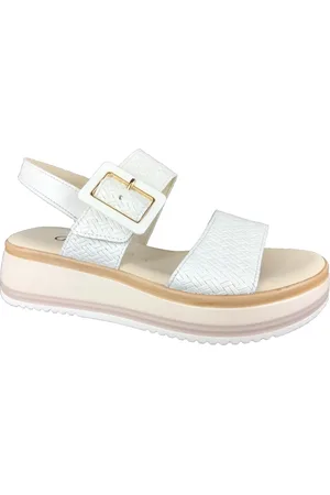 Gabor Sko, Dame, Hvid, 37 EU, Uld, Stilfulde Sandal Sko