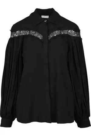 Liu Jo Bluser & Skjorter, Dame, Sort, S, Polyester, Elegant Polyester Skjorte