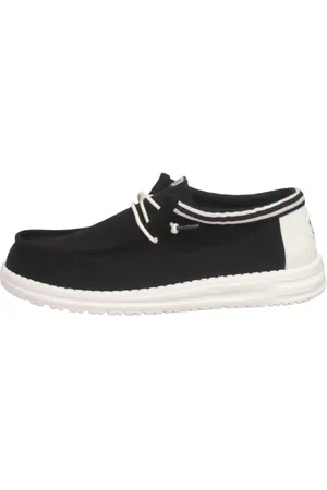 Hey dude Sko, Herre, Sort, 44 EU, Canvas Slip-On Sneaker