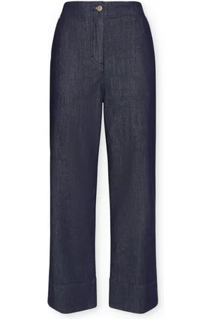 Elena Miro Jeans, Dame, Blå, 7XL, 5-lomme Matros Jeans, "Mary"