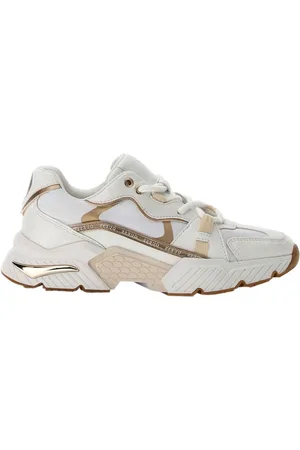 Guess Sko, Dame, Hvid, 41 EU, Læder, Hvide Lædermode Sneakers Kvinder