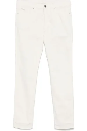Emporio Armani Jeans, Herre, Hvid, W32, Hvide Jeans med Klassiske Lommer