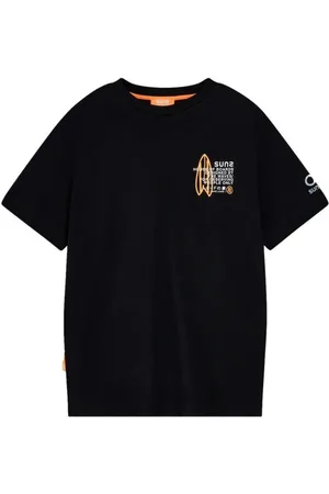 sunseeker Top, Herre, Sort, S, Bomuld, T-shirt med logo og grafisk print
