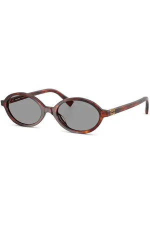 Miu Miu Tilbehør, Dame, Brun, 50 MM, Tyl, MU 04Zs 21C40O Solbriller