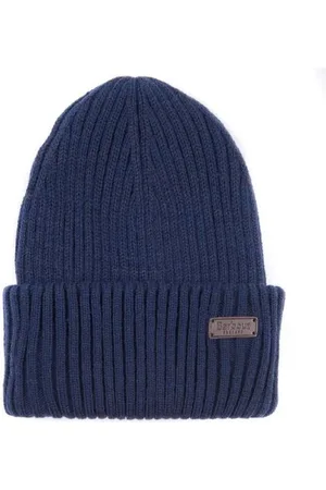Barbour Tilbehør, Herre, Blå, ONE SIZE, Uld, Herre Akryl Tørklæde og Hat Sæt