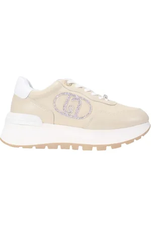 Liu Jo Sko, Dame, , 37 EU, Læder, Højtop Syntetiske Sneakers