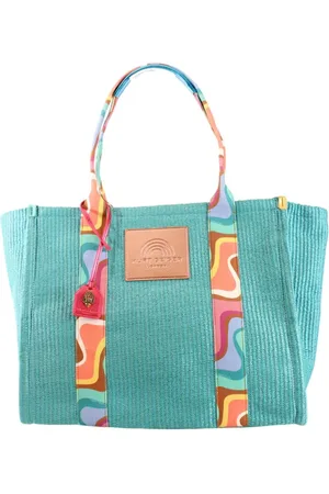 Kurt Geiger Taske, Dame, Blå, ONE SIZE, Uld, Stilfuld Shopper Håndtaske