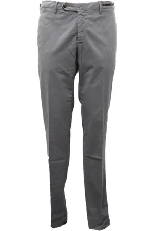 PT01 Bukser, Herre, Grå, 3XL, Bomuld, Super Slim Fit Grå Bukser