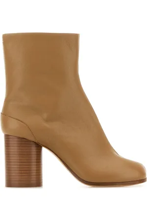 Maison Margiela Sko, Dame, Brun, 37 EU, Læder, Ankel Tabi Støvler