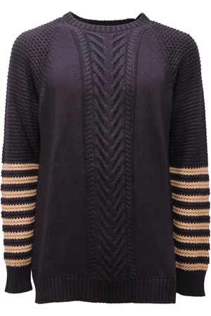 OFFICINA 36 Strik, Herre, Blå, 2XL, Blå sweater model Mch08