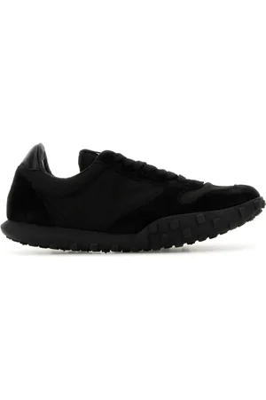 Jil Sander Sko, Dame, Sort, 38 EU, Læder, Sort Sneakers i Stof og Ruskind