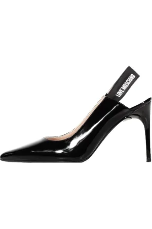 Moschino Sko, Dame, Sort, 41 EU, Elastiske snørehæle sko