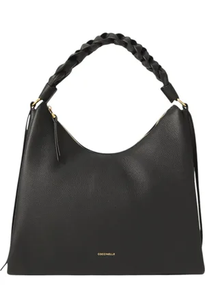 Coccinelle Taske, Dame, Sort, ONE SIZE, Uld, Læder dame taske med justerbar skulderrem