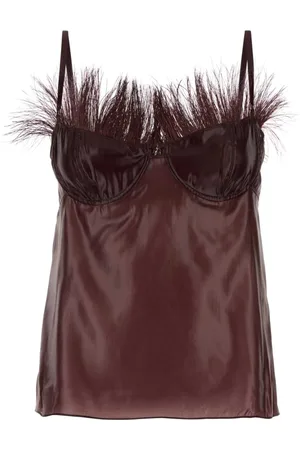 Salvatore Ferragamo Top, Dame, Rød, XS, Uld, Stilfulde Gonna Toppe til Kvinder