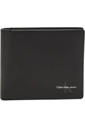 Calvin Klein Tilbehør, Herre, Sort, ONE SIZE, Læder, Eco-læder Pung & Kortholder Sæt