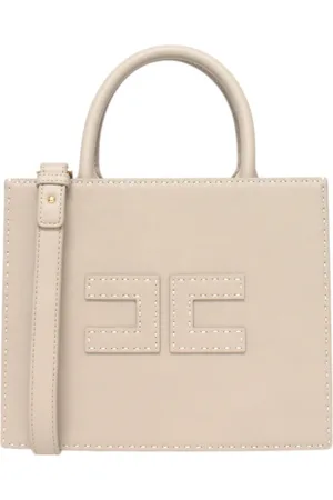 Elisabetta Franchi Taske, Dame, , ONE SIZE, Læder, Eco-læder håndtaske med justerbar rem