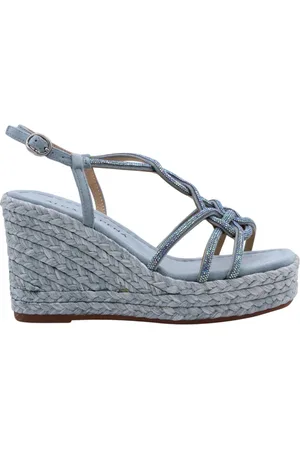 Alma en Pena Sko, Dame, Blå, 39 EU, Uld, Stilfuld Sandal med Pavia Detalje