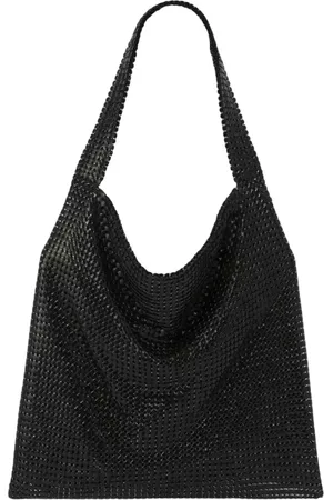 Paco rabanne Taske, Dame, Sort, ONE SIZE, Uld, Sort Pixel Skuldertaske
