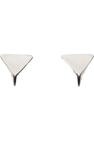 FEDERICA TOSI Tilbehør, Dame, Grå, ONE SIZE, Håndlavede Bronzeøreringe Unikt Design
