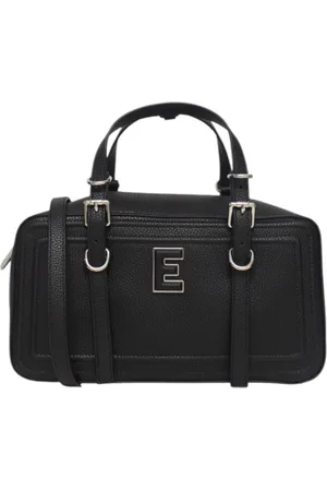 ERMANNO SCERVINO Taske, Dame, Sort, ONE SIZE, Læder, Faux læder damehåndtaske med logo