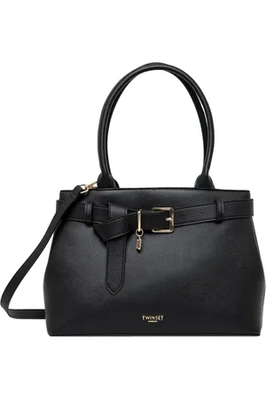 Twin-Set Taske, Dame, Sort, ONE SIZE, Uld, Elegant Sort Håndtaske med Charme