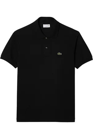 Lacoste Top, Herre, Sort, XL, Bomuld, Bomuld Polo Skjorte med Frontlogo