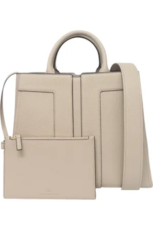 Elisabetta Franchi Taske, Dame, Grå, ONE SIZE, Læder, Eco-læder tasker