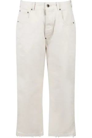 Maison Margiela Jeans, Herre, Hvid, W31, Bomuld, Hvide Bomuld Afslappede Jeans