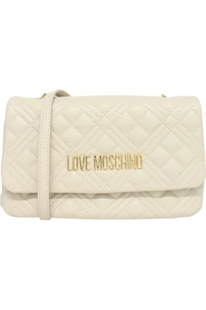 Moschino Taske, Dame, , ONE SIZE, Læder, Imiteret læder crossbody taske med logo