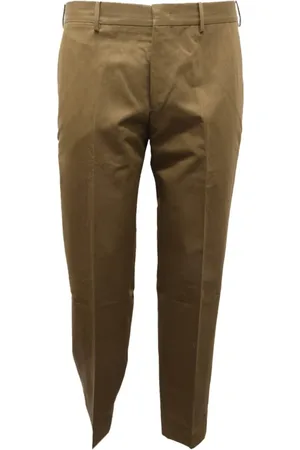 PT01 Bukser, Herre, Grøn, XL, Bomuld, Grøn bomuld/linnedbukser, Rebel Fit