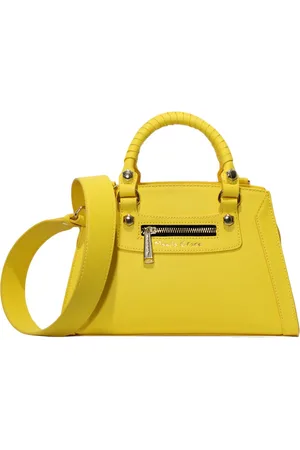 Manila Grace Taske, Dame, Gul, ONE SIZE, Uld, Faux Leather Small Women