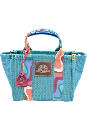 Kurt Geiger Taske, Dame, Blå, ONE SIZE, Uld, Blå Håndtaske til Kvinder Stilfuld