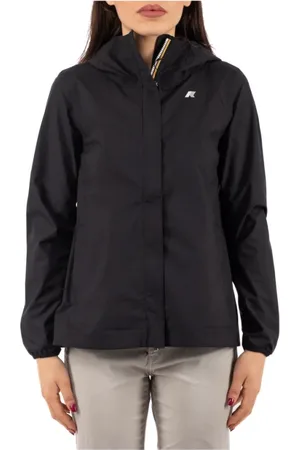 K-Way Jakke, Dame, Sort, S, Uld, Stilfuld Blouson Jakke