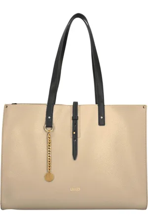 Liu Jo Taske, Dame, , ONE SIZE, Uld, Creme Guld Shopper Taske med Pung