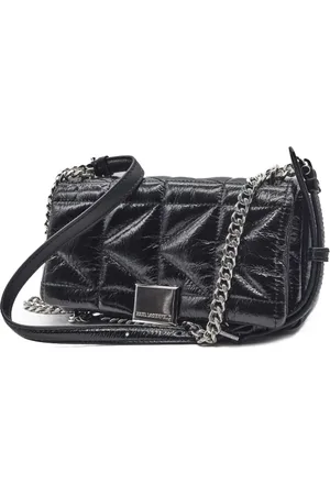 Karl Lagerfeld Taske, Dame, Sort, ONE SIZE, Uld, K/Kuilt Sp Wrinkle Crossbody
