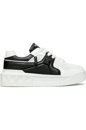 VALENTINO GARAVANI Sko, Herre, Flerfarvet, 41 EU, Uld, Hvide Sneakers Ss25 Luksusstil