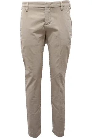 Entre Amis Bukser, Herre, Hvid, W30, Corduroy Bukser Off Slim Fit