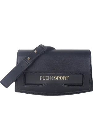Philipp Plein Taske, Dame, Sort, ONE SIZE, Uld, Skuldertaske med Sølvlogo