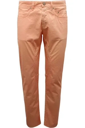 Siviglia Jeans, Herre, Lyserød, W30, Vintage Effekt Bukser Made in Italy