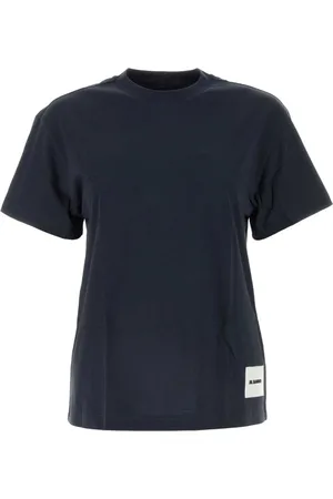 Jil Sander Top, Dame, Blå, S, Bomuld, Farverigt bomulds T-shirt sæt