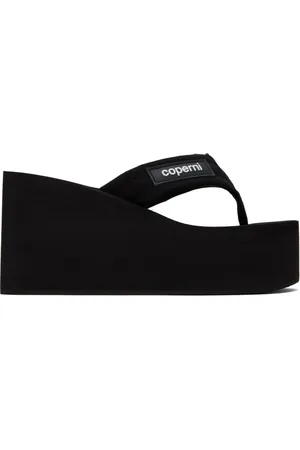 COPERNI Sko, Dame, Sort, 37 EU, Sorte Kile Sandaler med Logo Applique