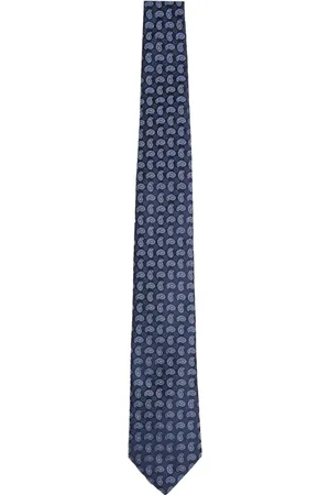 Etro Tilbehør, Herre, Blå, ONE SIZE, Silke Paisley Jacquard Slips
