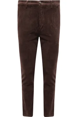 CRUNA Bukser, Herre, Brun, XS, Velourbukser Brera Model Brun