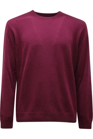 FERRANTE Strik, Herre, Lilla, S, Uld, Uld/Kashmir Sweater i Violet